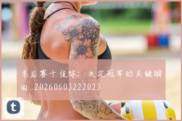 季后赛十佳球：决定冠军的关键瞬间_20260603222023