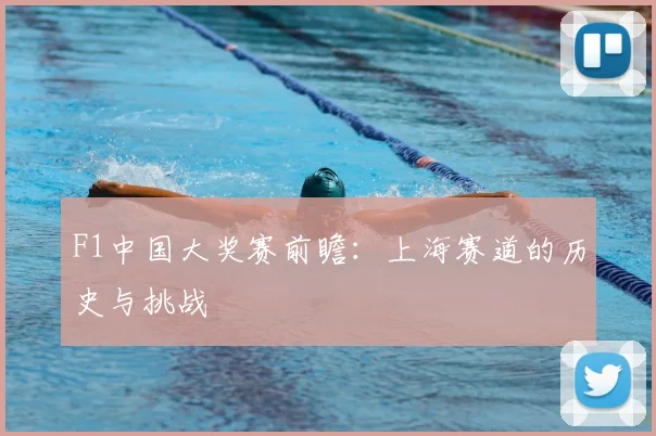 F1中国大奖赛前瞻：上海赛道的历史与挑战